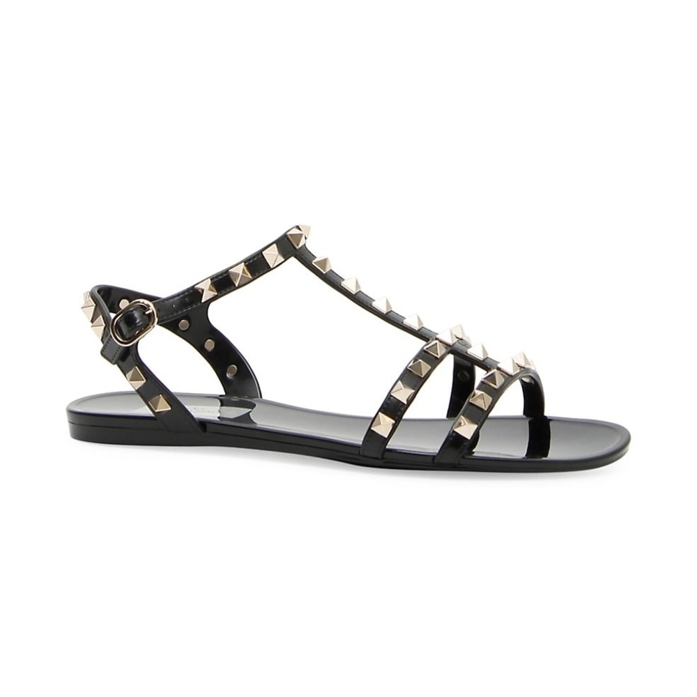 Valentino Garavani Rockstud PVC Gladiator Sandals